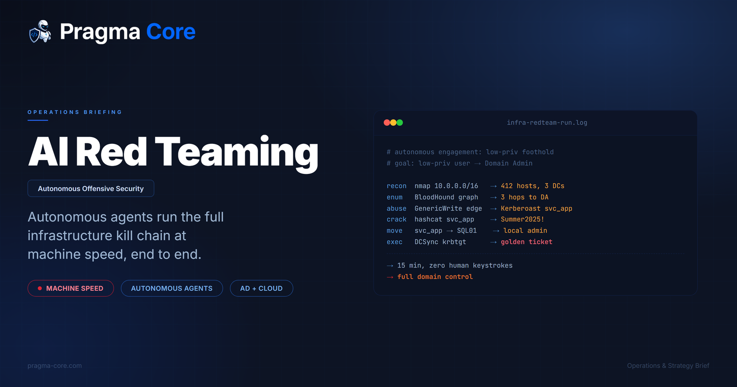 When the attacker is an agent: securing infrastructure with AI powered red teaming